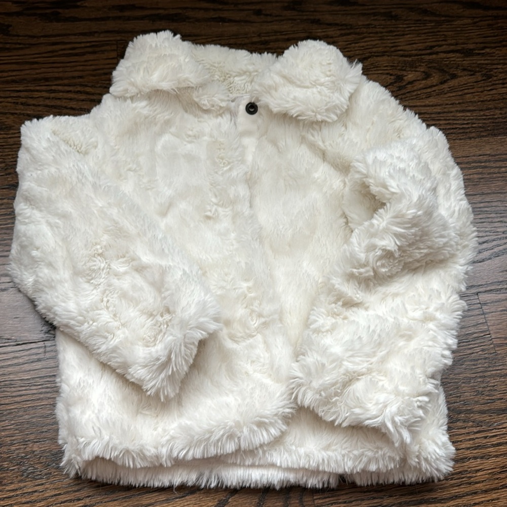 Toddler Faux Fur Joe Fresh Nordstrom Jacket Size 3